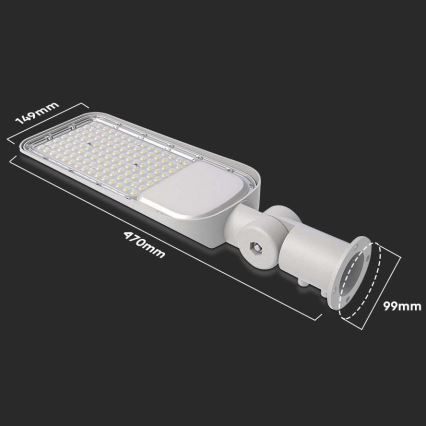 LED Straatlamp met Sensor SAMSUNG CHIP LED/50W/230V 4000K IP65