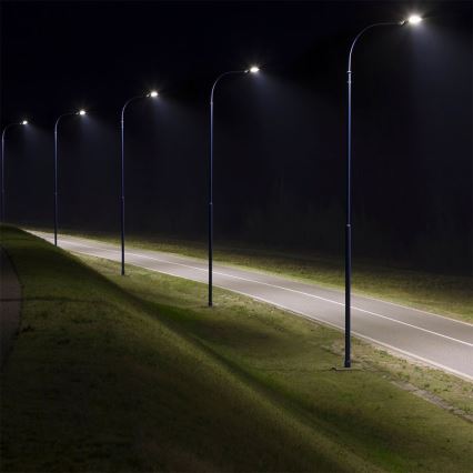LED Straatlamp SAMSUNG CHIP LED/100W/230V 4000K IP65 grijs