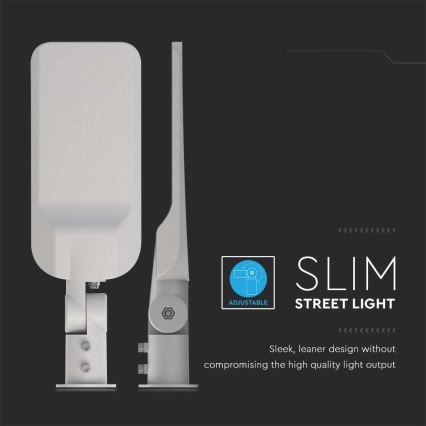 LED Straatlamp SAMSUNG CHIP LED/100W/230V 4000K IP65 grijs