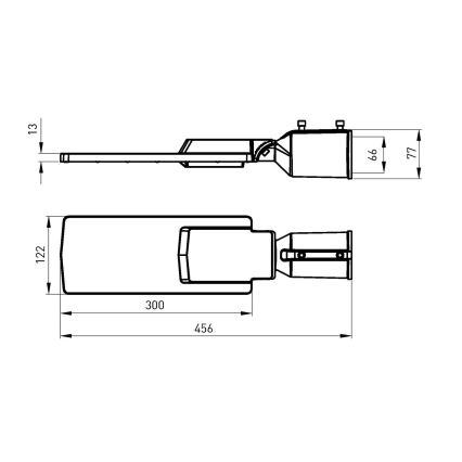 LED Straatlantaarn BOSTON LED/35W/230V IP65