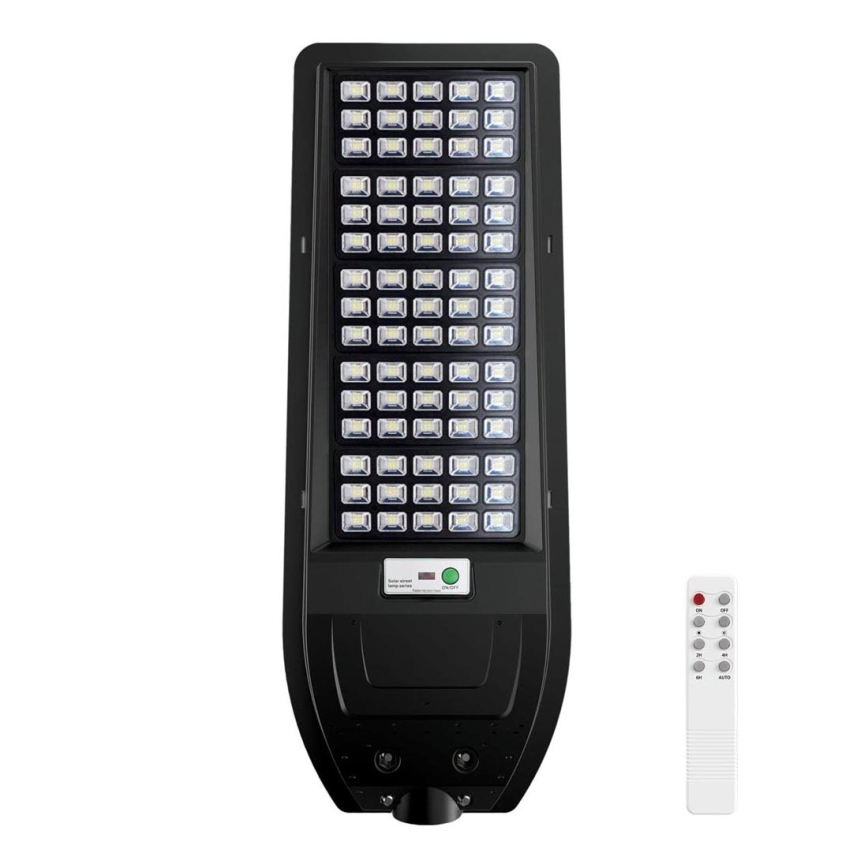 LED straatlantaarn op zonne-energie VIA 200W/20000 mAh 3,2V 6000K IP54 + afstandsbediening