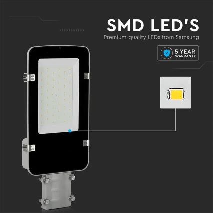 LED Straatlantaarn SAMSUNG CHIP LED/50W/230V 4000K IP65