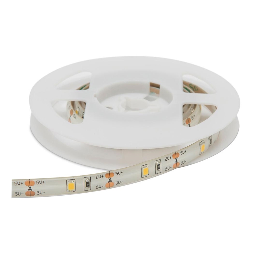LED Strip met een bewegingssensor 1m LED/2,4W/6V 3000K