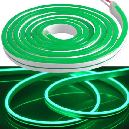 LED Strip NEON 5m LED/30W/24V groen IP65