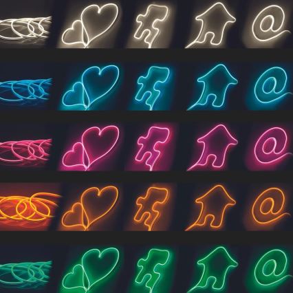 LED Strip NEON 5m LED/30W/24V groen IP65