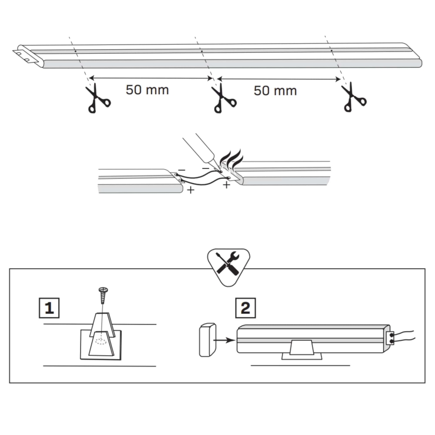 LED Strip NEON 5m LED/30W/24V groen IP65