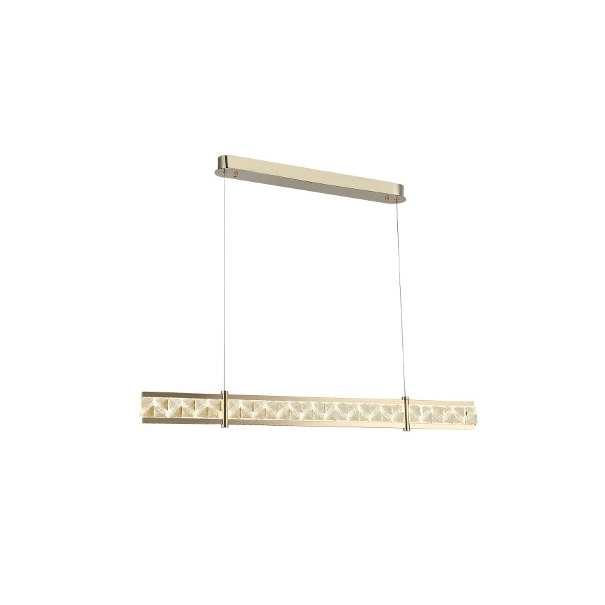 Lustre en cristal dimmable sur câble ENRIQUE LED/20W//230V 3000-6000K + télécommande