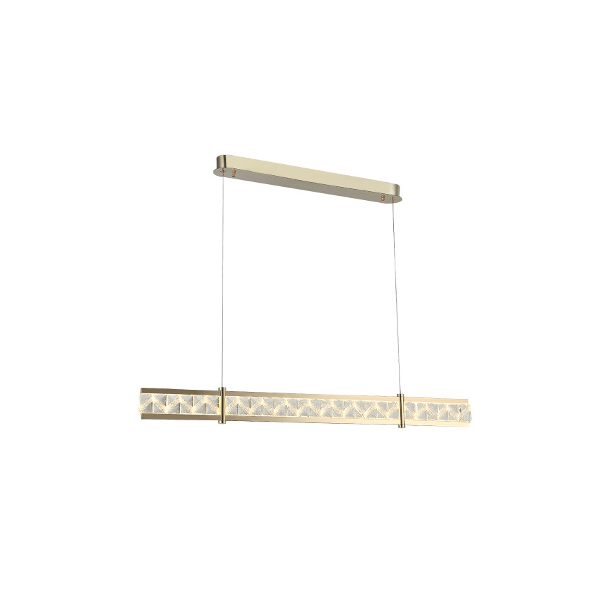 Lustre en cristal dimmable sur câble ENRIQUE LED/20W//230V 3000-6000K + télécommande