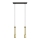 LED Suspension filaire BARS 2xGU10/4,8W/230V doré/noir