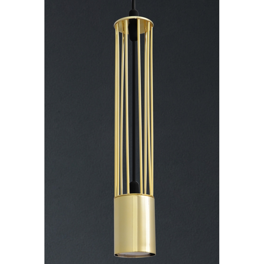 LED Suspension filaire BARS 3xGU10/4,8W/230V doré/noir