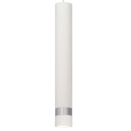 LED Suspension filaire TUBA 3xGU10/4,8W/230V blanc/chrome brillant