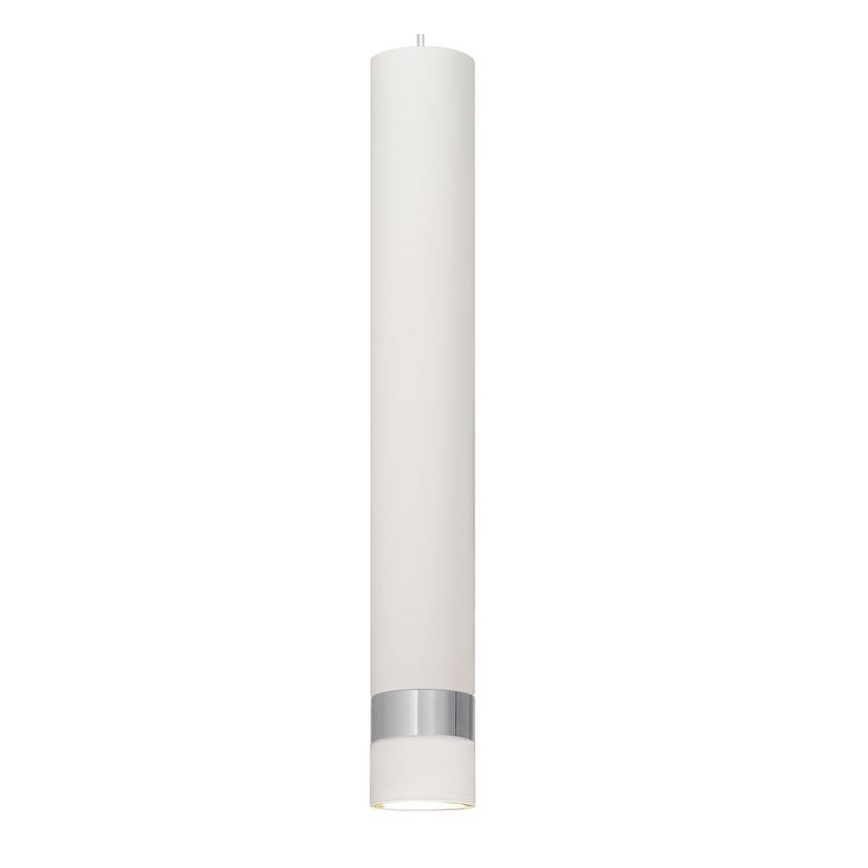 LED Suspension filaire TUBA 3xGU10/4,8W/230V blanc/chrome brillant