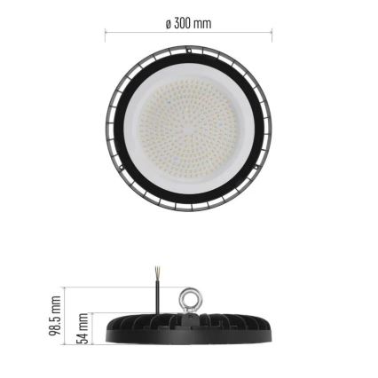 LED Suspension industrielle High Bay LED/225W/230V 4000K IP65