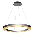 LED Suspension JESI LED/90W/230V 3000K 100 cm argenté