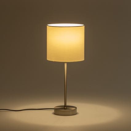 LED tafellamp 1xE14/5W/230V wit/mat chroom