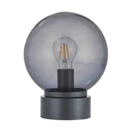 LED-tafellamp JIMMY 1xE27/60W/230V antraciet/rookzwart