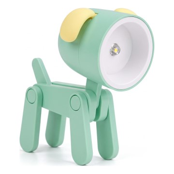 LED tafellamp LED/0,06W/3xLR41 hond groen
