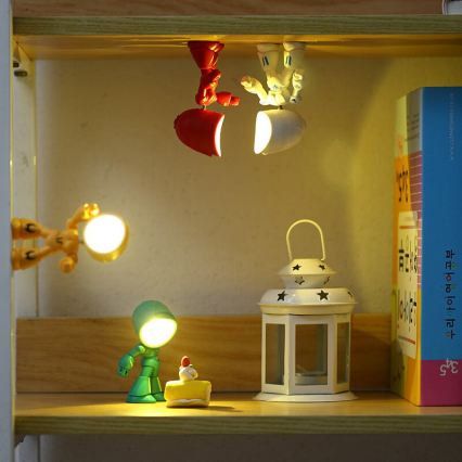 LED tafellamp LED/0,06W/3xLR41 robot rood