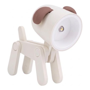 LED tafellamp LED/0,06W/3xLR41 witte hond