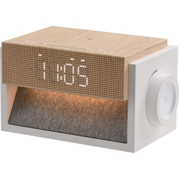 LED-tafellamp met wekker en oplaadfunctie CALM LED/1,2W/5V