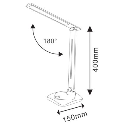 LED Tafellamp TOLEDO LED / 8W / 230V