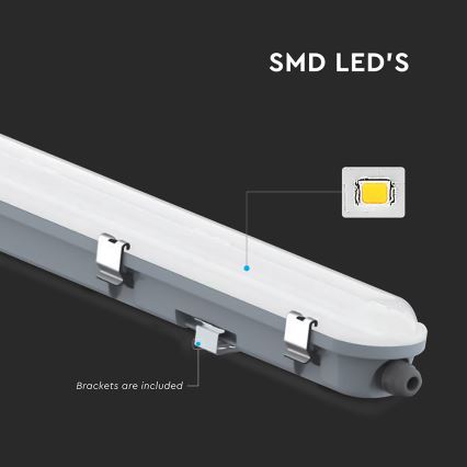 Technische LED-TL-armatuur met bewegings- en schemersensor LED/36W/230V 4000K IP65 120 cm