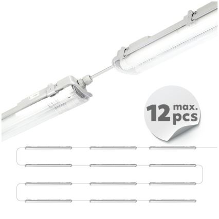 LED technisch TL-armatuur T8 2xG13/18W/230V 4000K IP65 127 cm