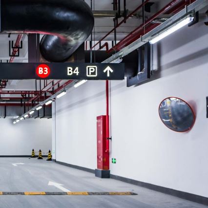 LED technisch TL-armatuur met bewegings- en schemersensor LED/48W/230V IP65 4000K 150 cm