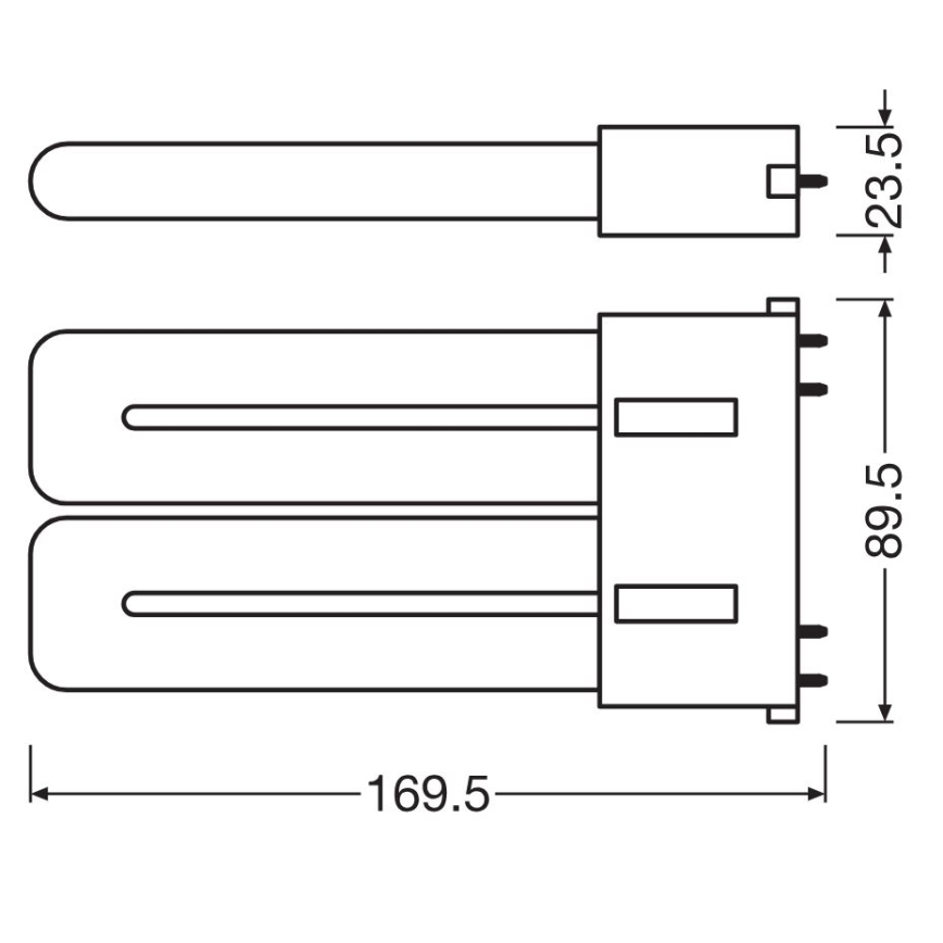 LED TL-buis 2G10/12W/230V 3000K - Osram