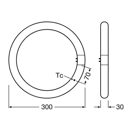 LED TL-buis G10q/18,3W/230V 4000K - Osram