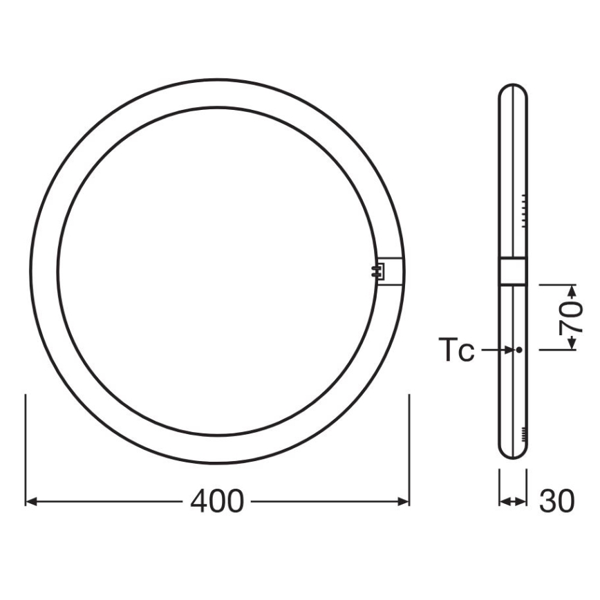 LED TL-buis G10q/24W/230V 6500K - Osram