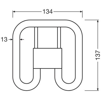 LED TL-buis GR8/7W/230V 3500K - Osram