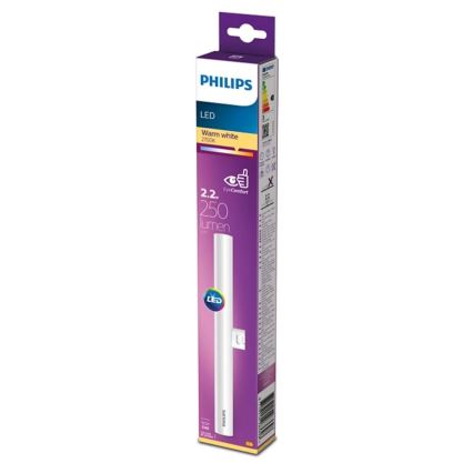 LED TL buis Philips S14D/2.2W/230V 2700K 30 cm