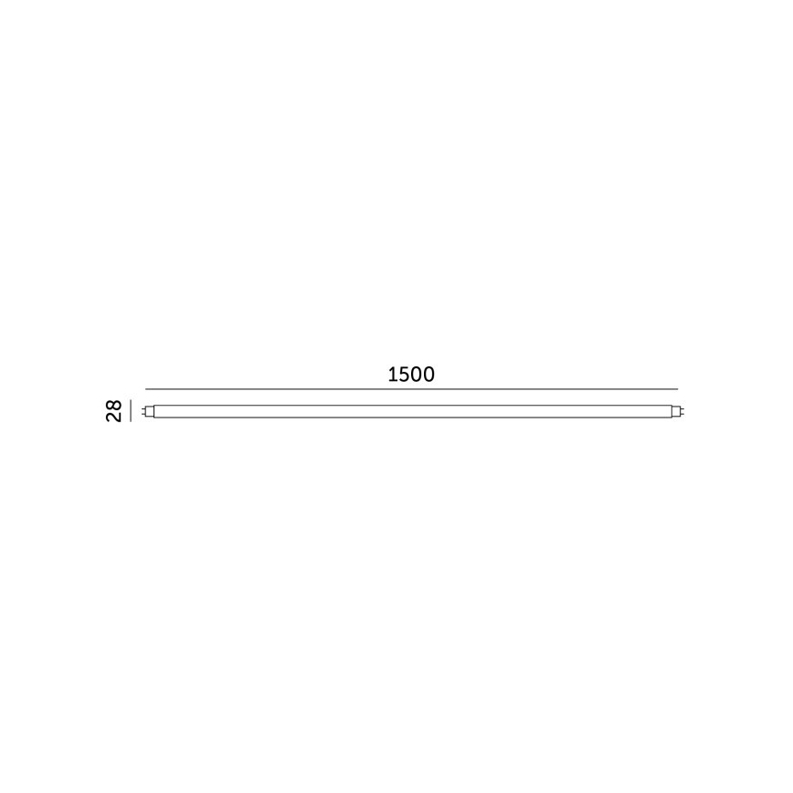 LED TL-buis T8 G13/22W/230V 4000K 150 cm
