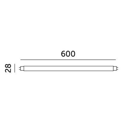 LED TL-buis T8 G13/9W/230V 6500K 60 cm
