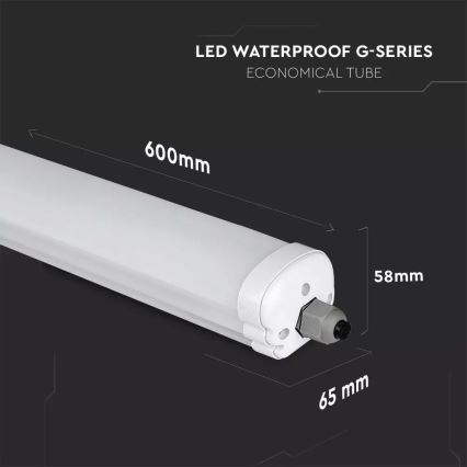 LED TL-buis voor professionele toepassingen G-SERIES LED/18W/230V 4000K 60cm IP65