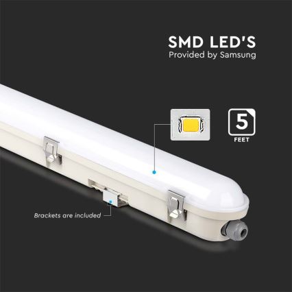 LED TL-buis werkverlichting met noodmodule EMERGENCY LED/48W/230V 4000K 150cm IP65