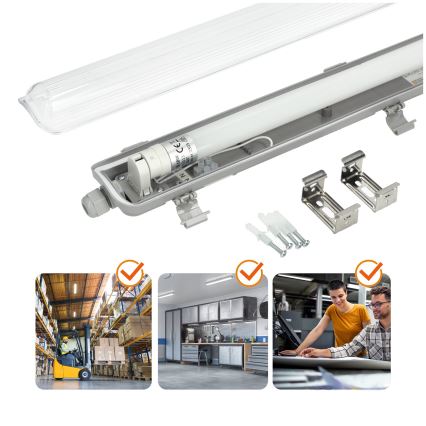 LED TL-buis werkverlichting T8 1xG13/18W/230V 4000K IP65 128 cm