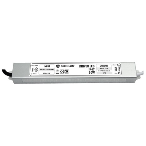 LED Transformator 30W/230V/12V DC