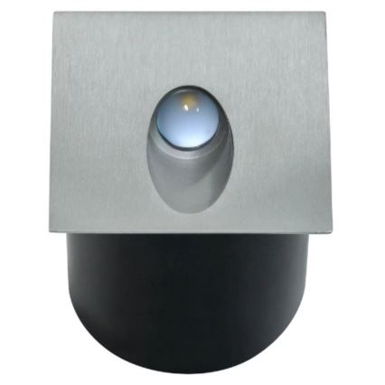 LED Trap verlichting voor buiten ESPO LED/3W/230V mat-chroom IP54