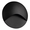 LED-traparmatuur EXIN LED/2,5W/230V 3000K IP65 zwart rond