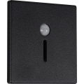 LED traparmatuur met bewegings- en schemersensor MAGNIK LED/1,7W/230V 2700/3300/3900/4600/5700K zwart vierkant