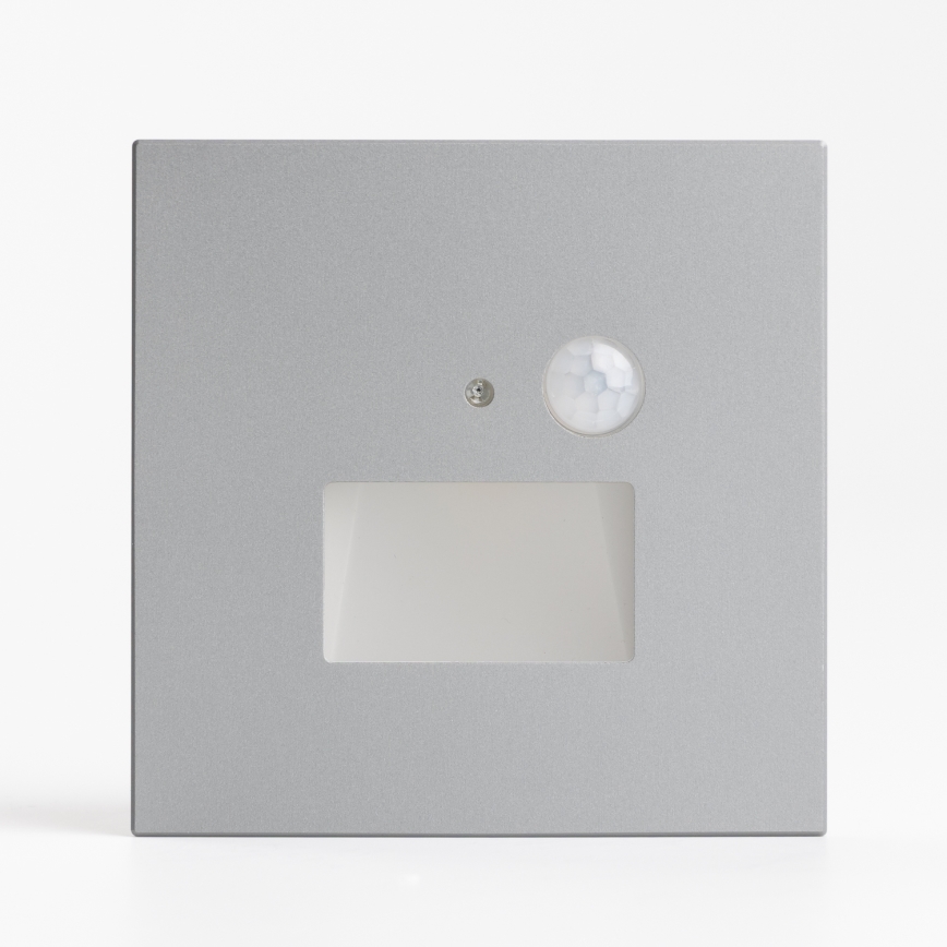 LED-traplamp met bewegings- en schemersensor LED/1,5W/230V 3000/4000/6500K zilver