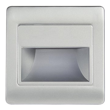 LED Traplicht met sensor STEP LIGHT NET LED/1,5W/230V 4000K zilver