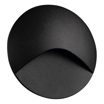 LED trapverlichting EXIN LED/2,5W/230V 3000K IP65 zwart rond