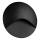LED trapverlichting EXIN LED/2,5W/230V 3000K IP65 zwart rond