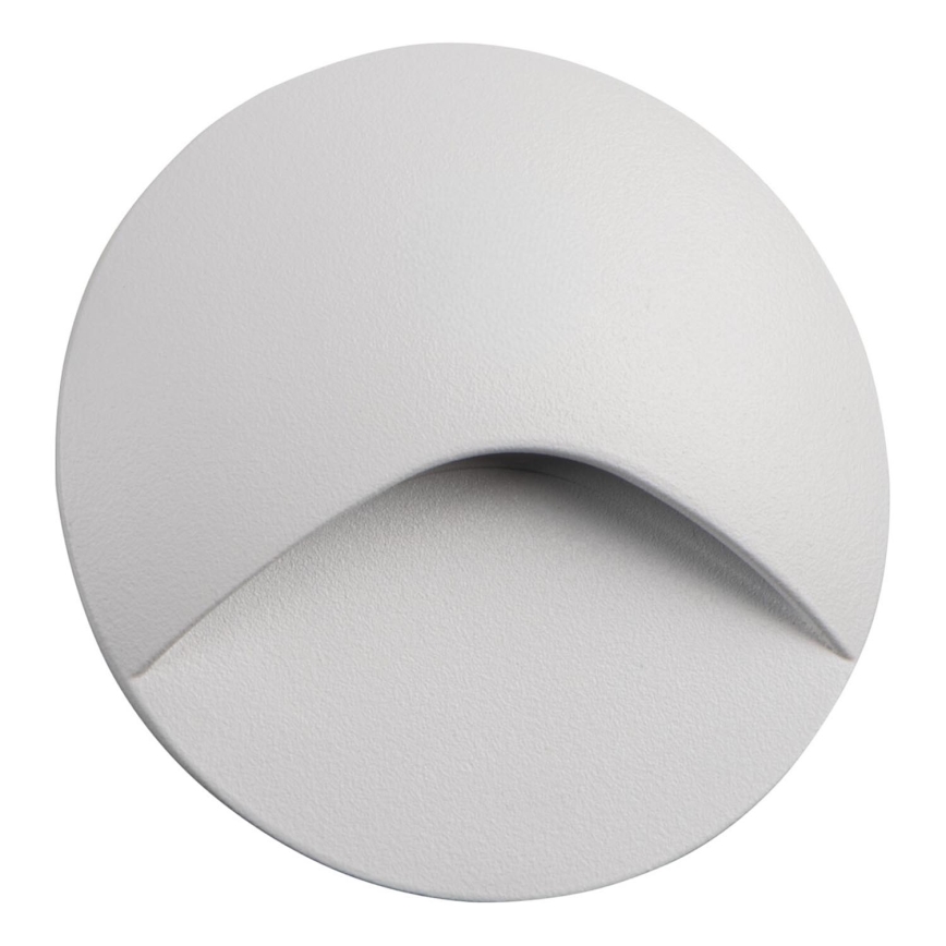 LED trapverlichting EXIN LED/2,5W/230V 4000K IP65 wit rond