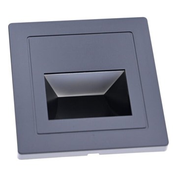 LED trapverlichting LED/3W/230V 3000K zwart