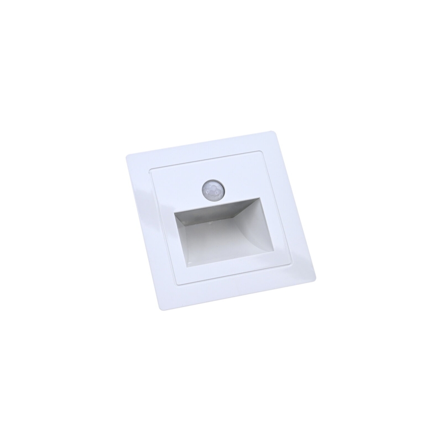 LED-trapverlichting met bewegings- en schemersensor LED/3W/230V 3000K wit