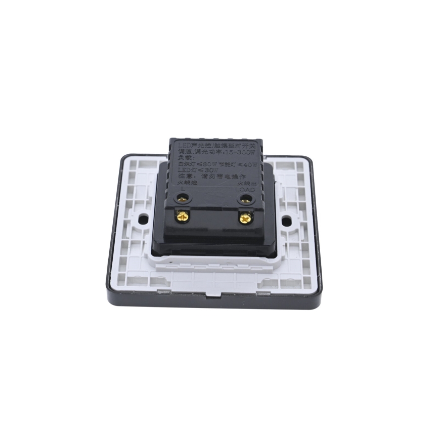 LED-trapverlichting met bewegings- en schemersensor LED/3W/230V 6000K zwart